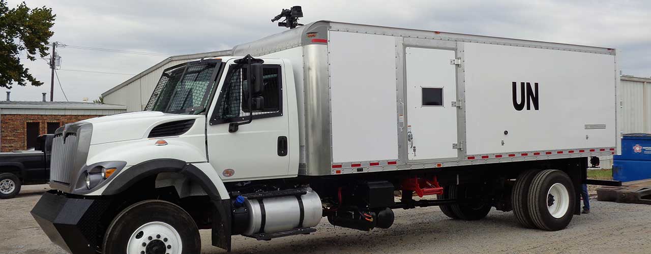 SRC Skid Mounted Riot Control Water Cannon Truck for the UN